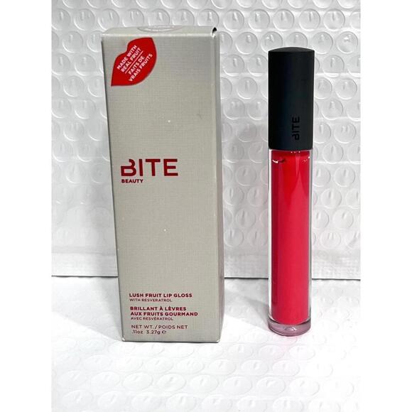 Bite Beauty Other - Bite Beauty Lush Fruit Lip Gloss Garnet Full Size HTF Rare – New